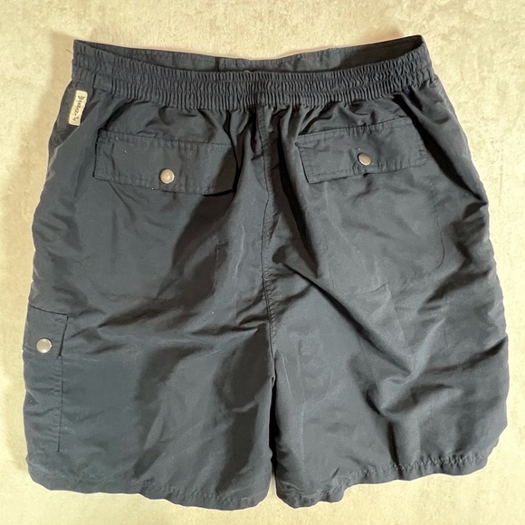 Vintage Emporio Armani Men's Navy Cargo Shorts Tagged XL (Fits Medium) - Picture 7 of 8